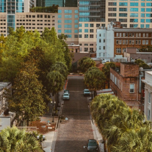 Orlando Living Buildings in City